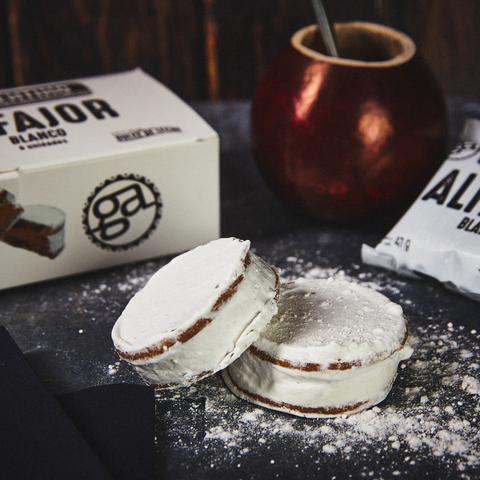 Alfajor Blanco 6uds - Gusto Argentino