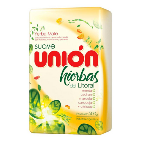Yerba Mate Suave Hierbas del Litoral 500g - Unión