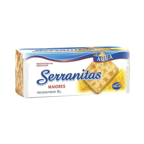 Paquete de 200g de galletas saladas Serranitas marca Arcor