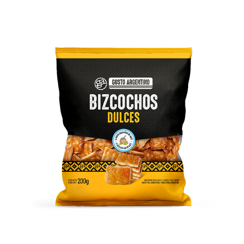 Paquete de 200g de bizcochos dulces Gusto Argentino