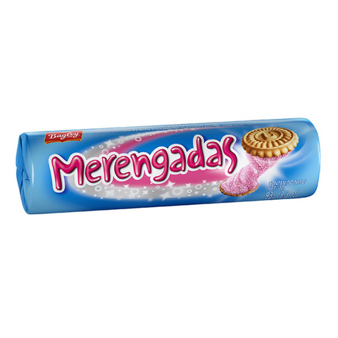 Paquete de 93g de galletas Merengadas marca Bagley