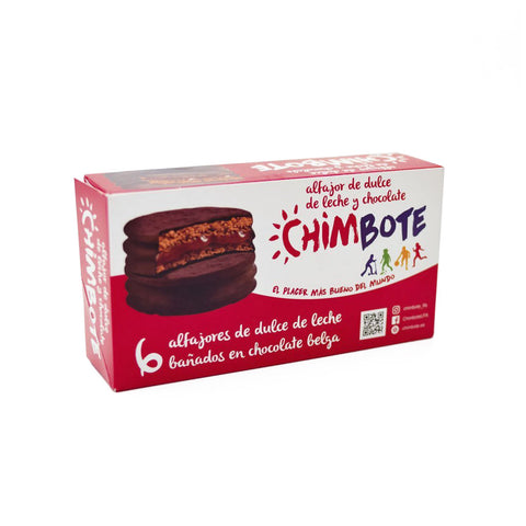 Alfajor - Chocolate y Dulce de Leche x 6 - Chimbote